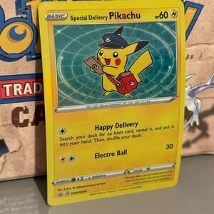 Special Delivery Pikachu SWSH074 proxy Pokemon Card